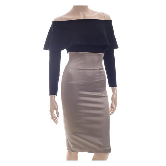 PLEIN SUD High Waist Bandage Pencil Skirt NEW - Picture 4 of 10